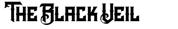 The Black Veil font preview